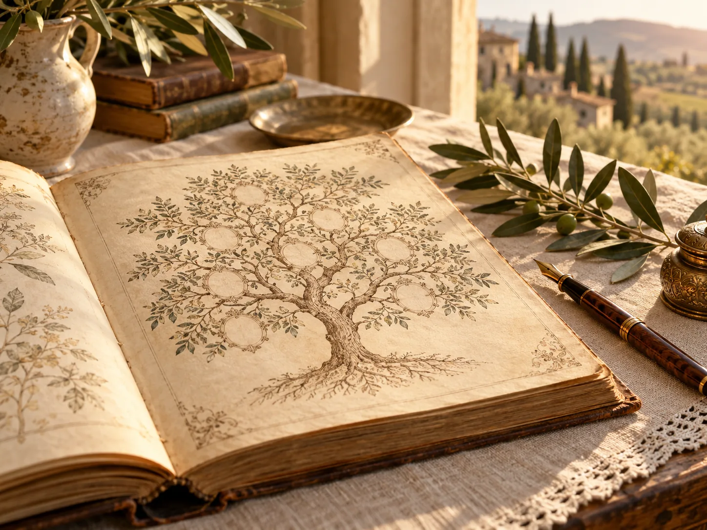 Carnet consacré à l'arbre familial
